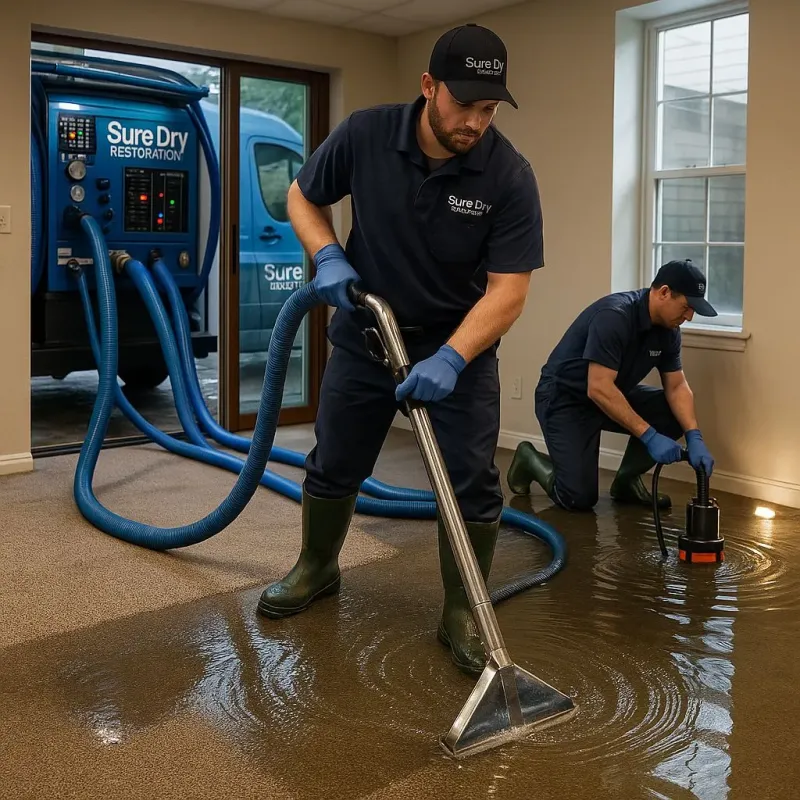 Water Extraction and Removal process in Darien, GA